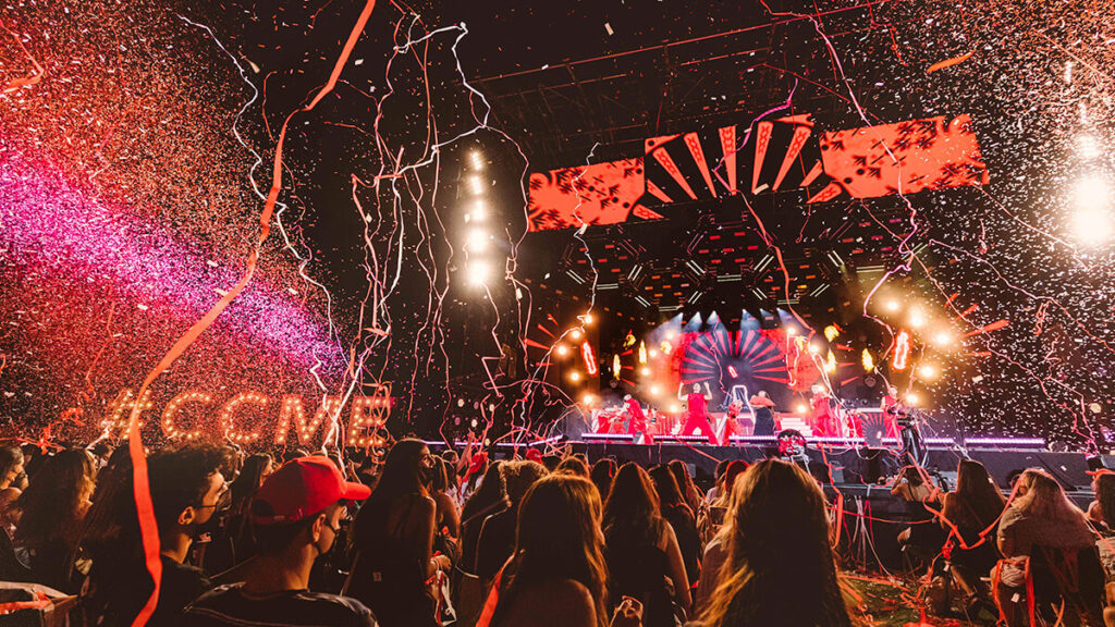 Infraestructura técnica de conectividad y emisión desplegada por Enbex en el festival Coca-Cola Music Experience